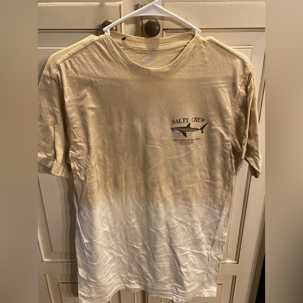 Salty Crew Tan Short Sleeve Tee NWOT